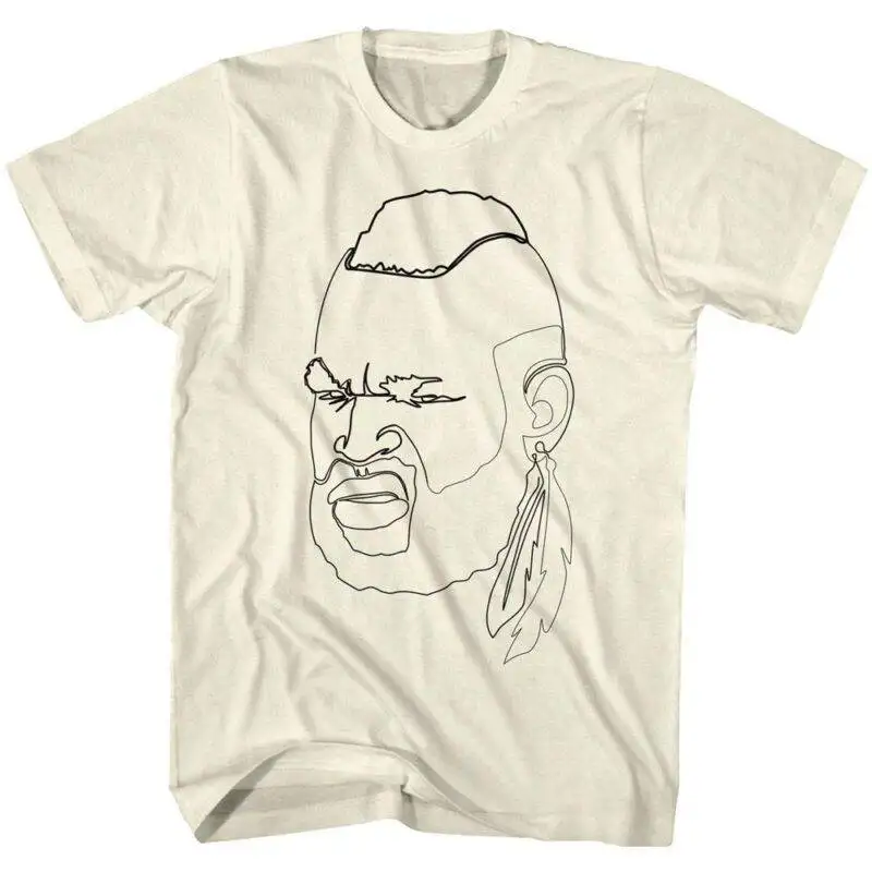 Mr T Line Art Men’s T Shirt