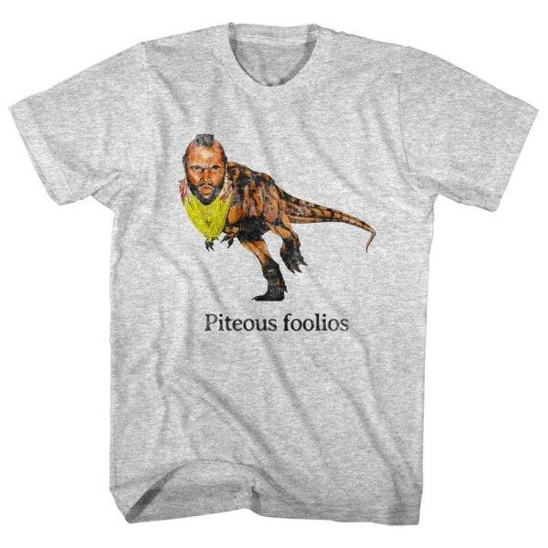 Mr T Piteous Foolios Dinosaur Men’s T Shirt