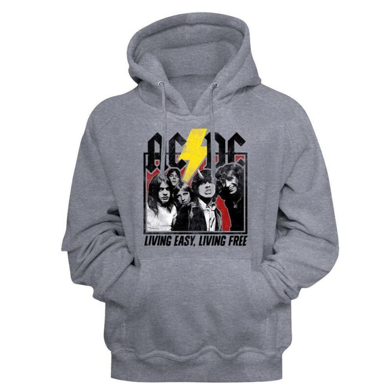 ACDC Living Easy Living Free Hoodie