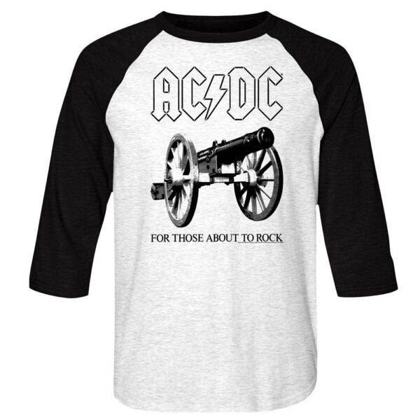 ACDC Those About to Rock Baseball Shirt