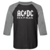 ACDC Back in Black Baseball Shirt