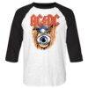 ACDC Fly on the Wall Album Baseball Shirt