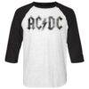 ACDC Vintage Logo Baseball T Shirt