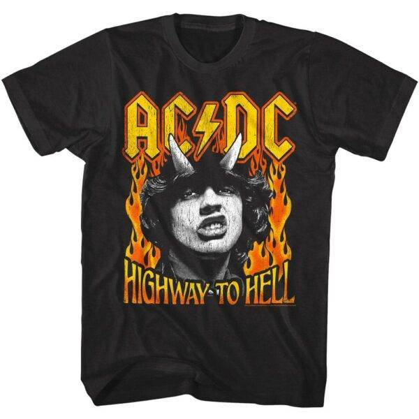 ACDC Highway to Hell Fire T-Shirt