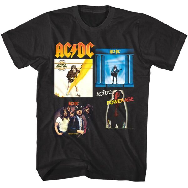 ACDC Album Discography T-Shirt