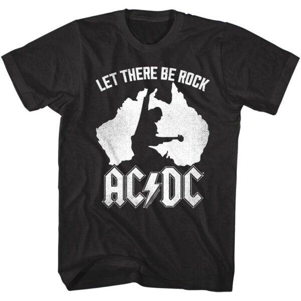 ACDC Australia Let There Be Rock Men T Shirt