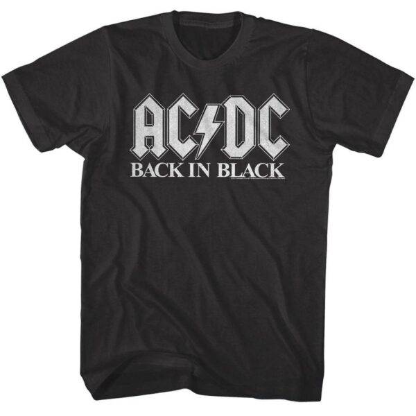 ACDC Back in Black Men’s T Shirt