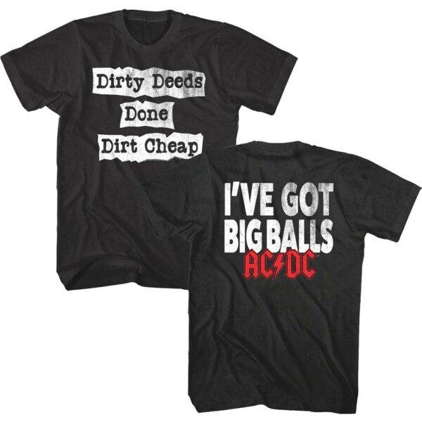 ACDC Dirty Deeds Big Balls T-Shirt