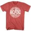 ACDC High Voltage Rock & Roll 1975 Red Men’s T Shirt