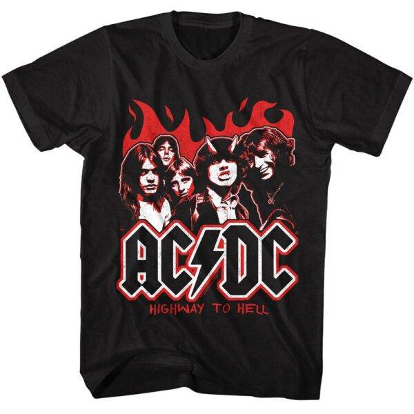 ACDC Fiery Highway to Hell T-Shirt