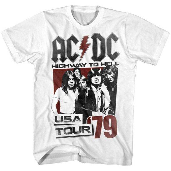 ACDC Highway to Hell USA Tour 1979 Men’s T Shirt