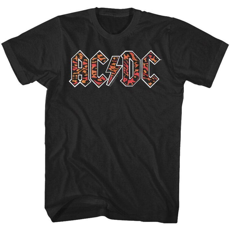 ACDC Leopard Logo Men’s T Shirt