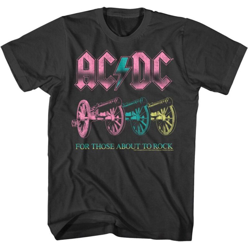 ACDC Rainbow Cannons T-Shirt