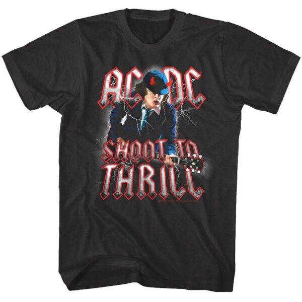 ACDC Shoot to Thrill Angus Shredding Men’s T Shirt