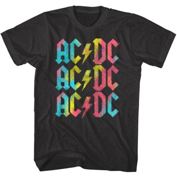 ACDC Airbrush Rainbow T-Shirt