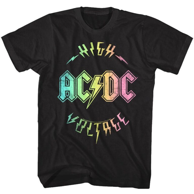 ACDC High Voltage Rainbow Men’s T Shirt