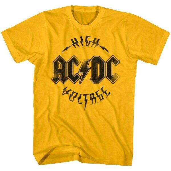 ACDC High Voltage Gold Men’s T Shirt
