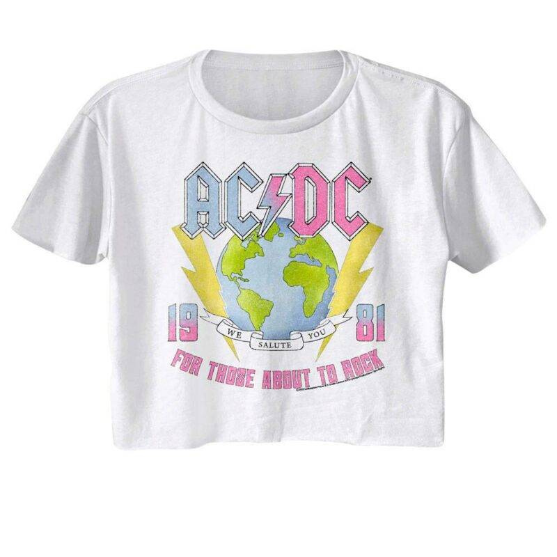 ACDC FTATR World Crop Top