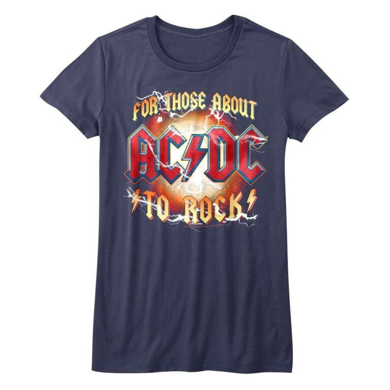 ACDC About to Rock Lightning Top