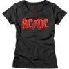 ACDC Red Distress Logo T-Shirt