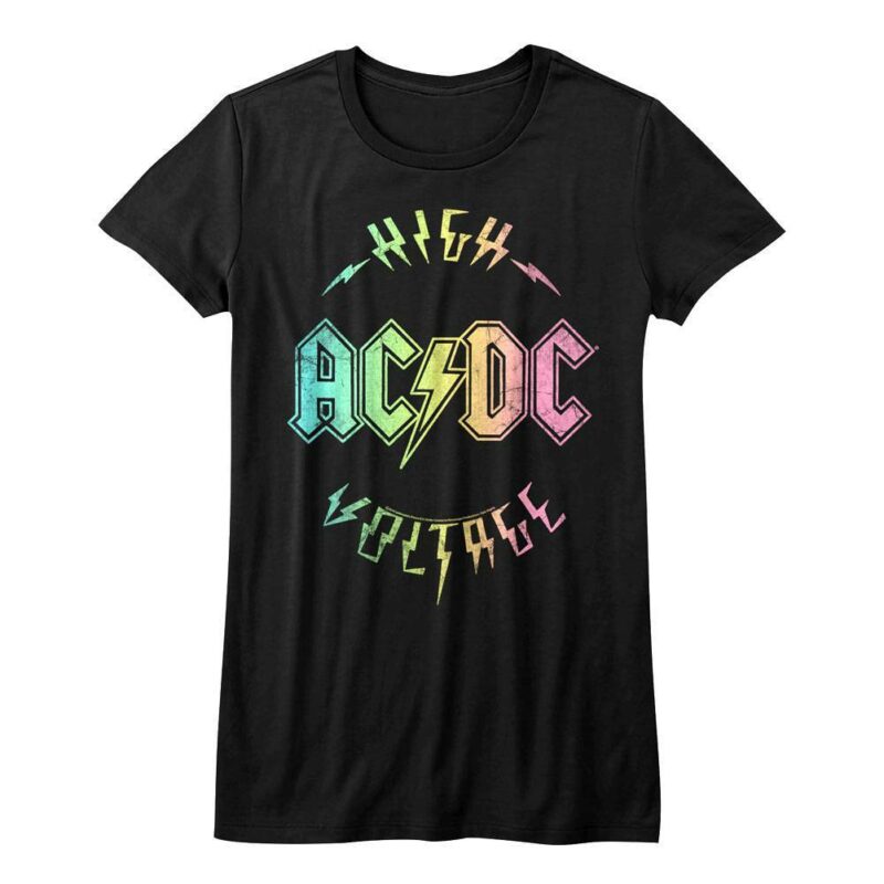 ACDC High Voltage Rainbow Top