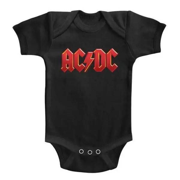 ACDC Rock Band Vintage Onesie