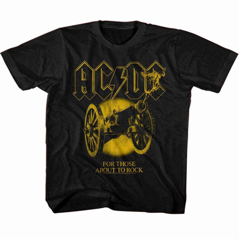 ACDC Golden Cannon Kids T-Shirt