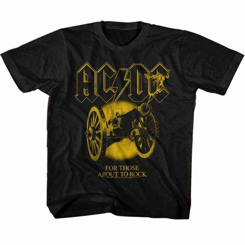 ACDC Golden Cannon Kids T-Shirt