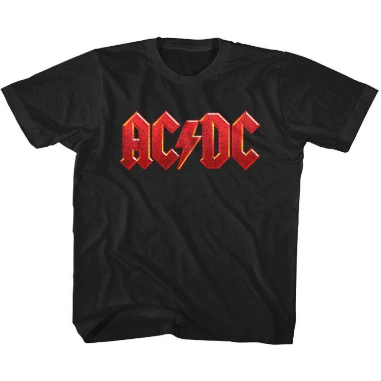 ACDC Vintage Red Logo Kids T-Shirt