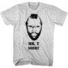 Mr T Funny Men’s Gray T Shirt