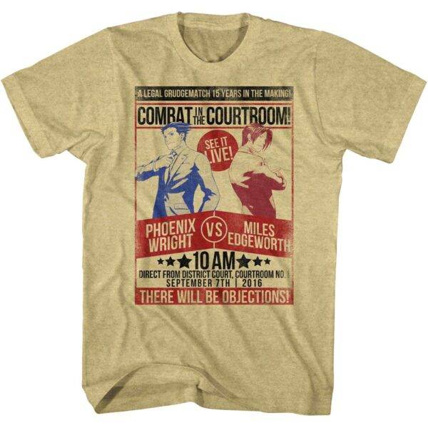 Ace Attorney Combat in the Courtroom T-Shirt
