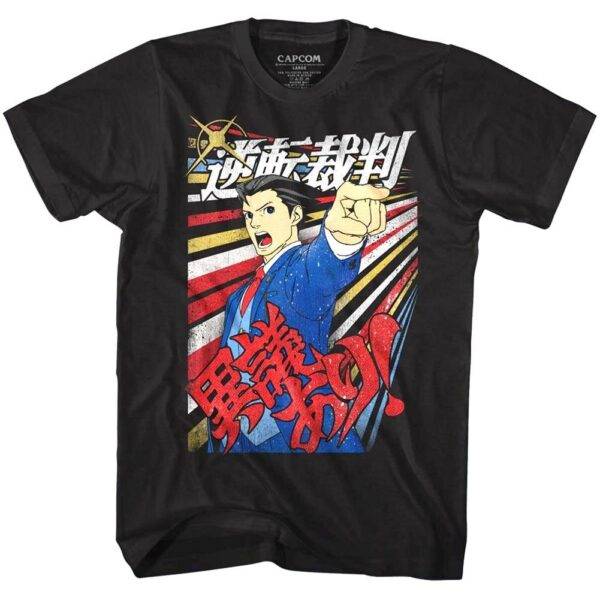 Ace Attorney Phoenix Wright Japanese T-Shirt