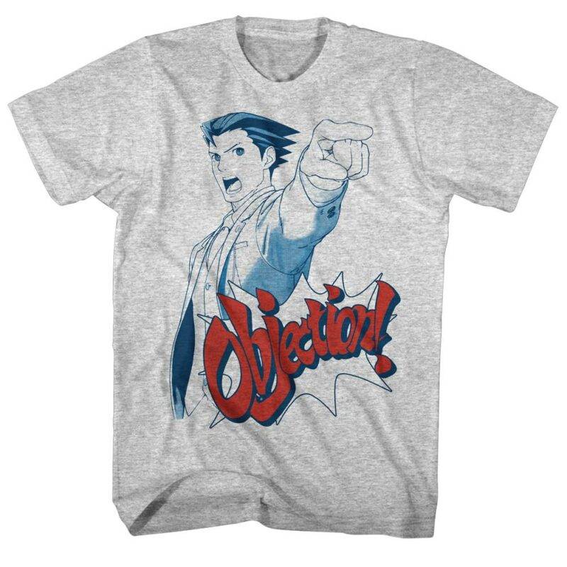 Ace Attorney Phoenix Wright Objection T-Shirt