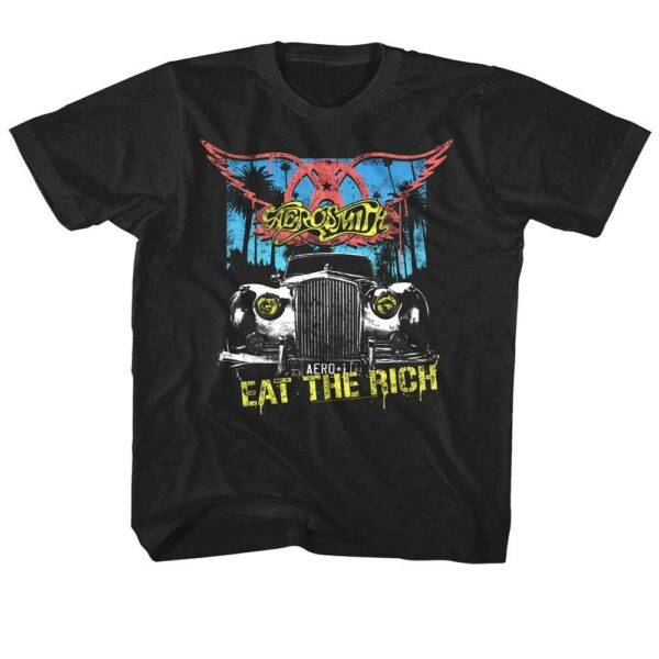 Aerosmith Eat The Rich Roller Kids T Shirt