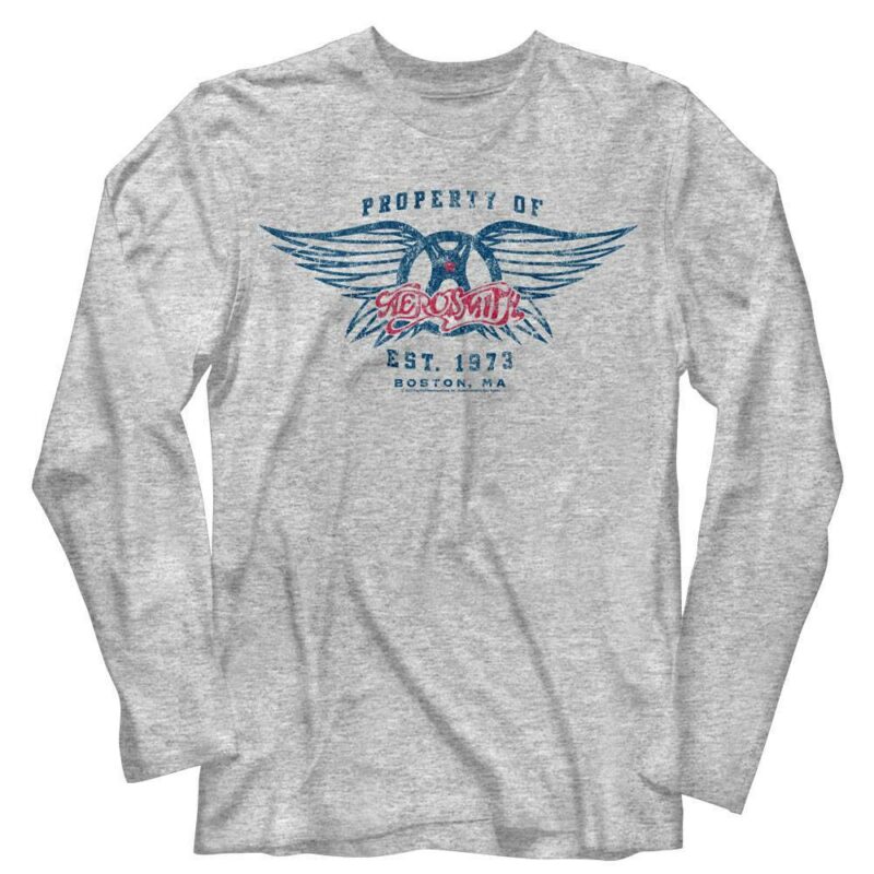 Aerosmith Property 1970 Long Sleeve T Shirt