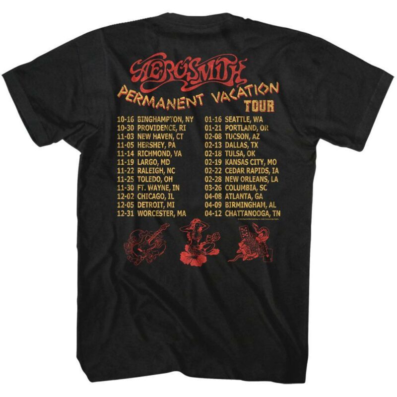 Aerosmith Permanent Vacation T-Shirt