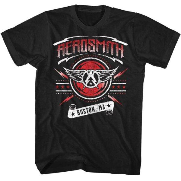 Aerosmith Stars Boston T-Shirt