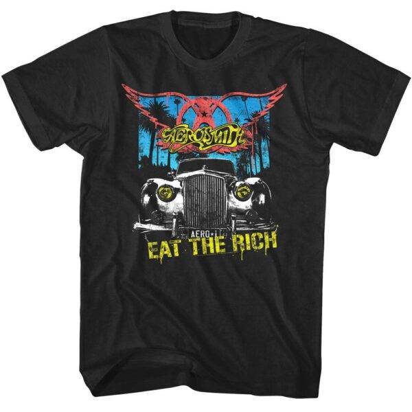 Aerosmith Eat The Rich Roller Men’s T Shirt