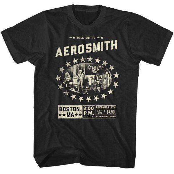 Aerosmith Rock Out Boston T-Shirt
