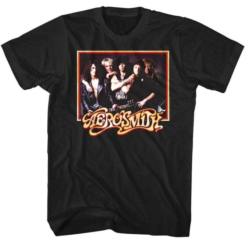 Aerosmith Framed Portrait Men’s T Shirt