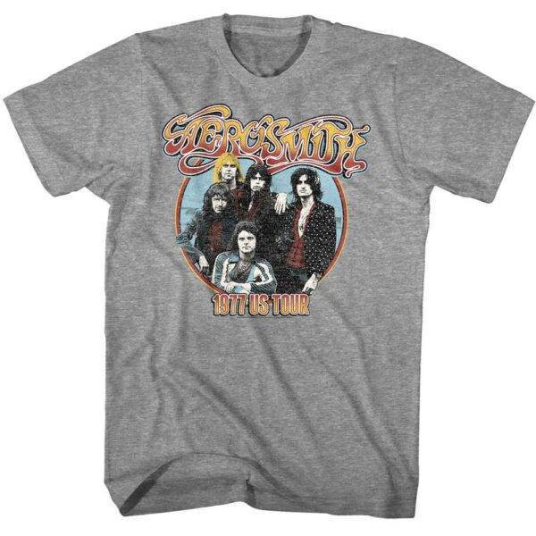 Aerosmith Draw the Line US Tour 1977 Men’s T Shirt