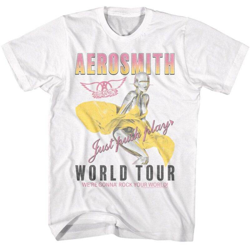 Aerosmith Just Push Play World Tour T-Shirt