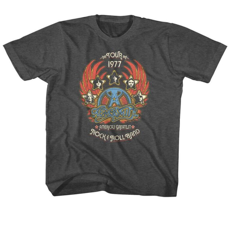 Aerosmith America’s Greatest Rock & Roll Band Kids T Shirt