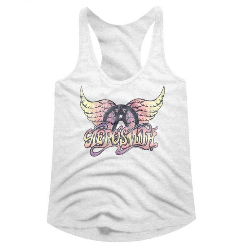 Aerosmith Pastel Wings Logo Women’s Tank Top