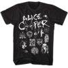 Alice Cooper Rock Collage T-Shirt