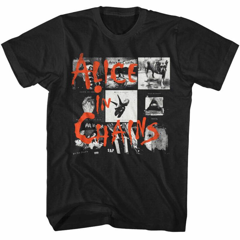 Alice in Chains Album Covers T-Shirt