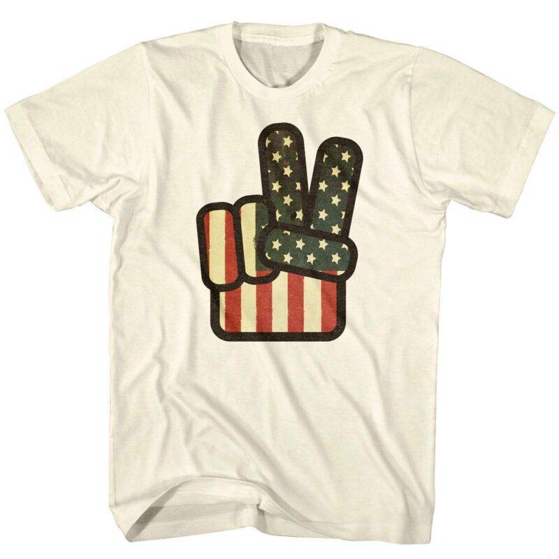 American Society Peace Out Sign T-Shirt