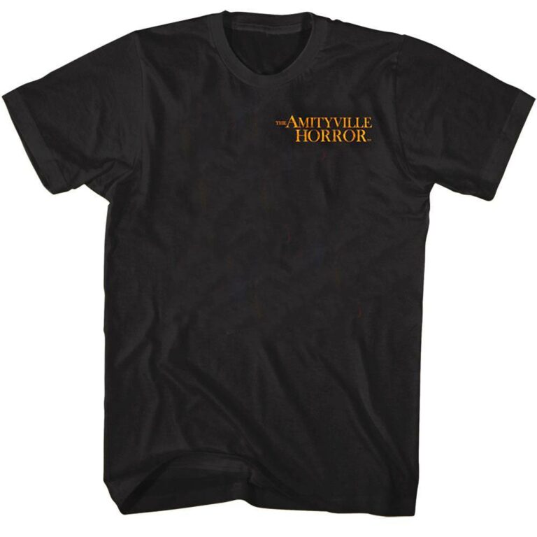 Amityville Horror Haunted House Logo Men's T Shirt - Image 3