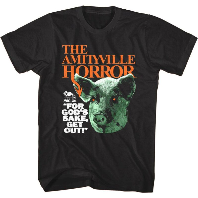 Amityville Horror Pigs Head Men’s T Shirt