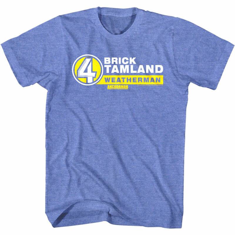 Anchorman Brick Tamland Weatherman Men’s T Shirt